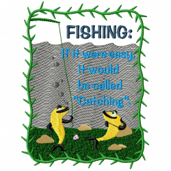 Fishes Embroidery Design 12